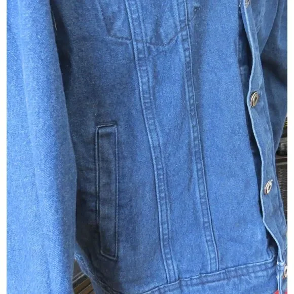 Danbury Mint U.S. Marines Denim Jacket Medium (38-40) EUC - Picture 7 of 10